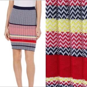 NWT Lucy Paris Ribbed Knit Pencil Skirt
